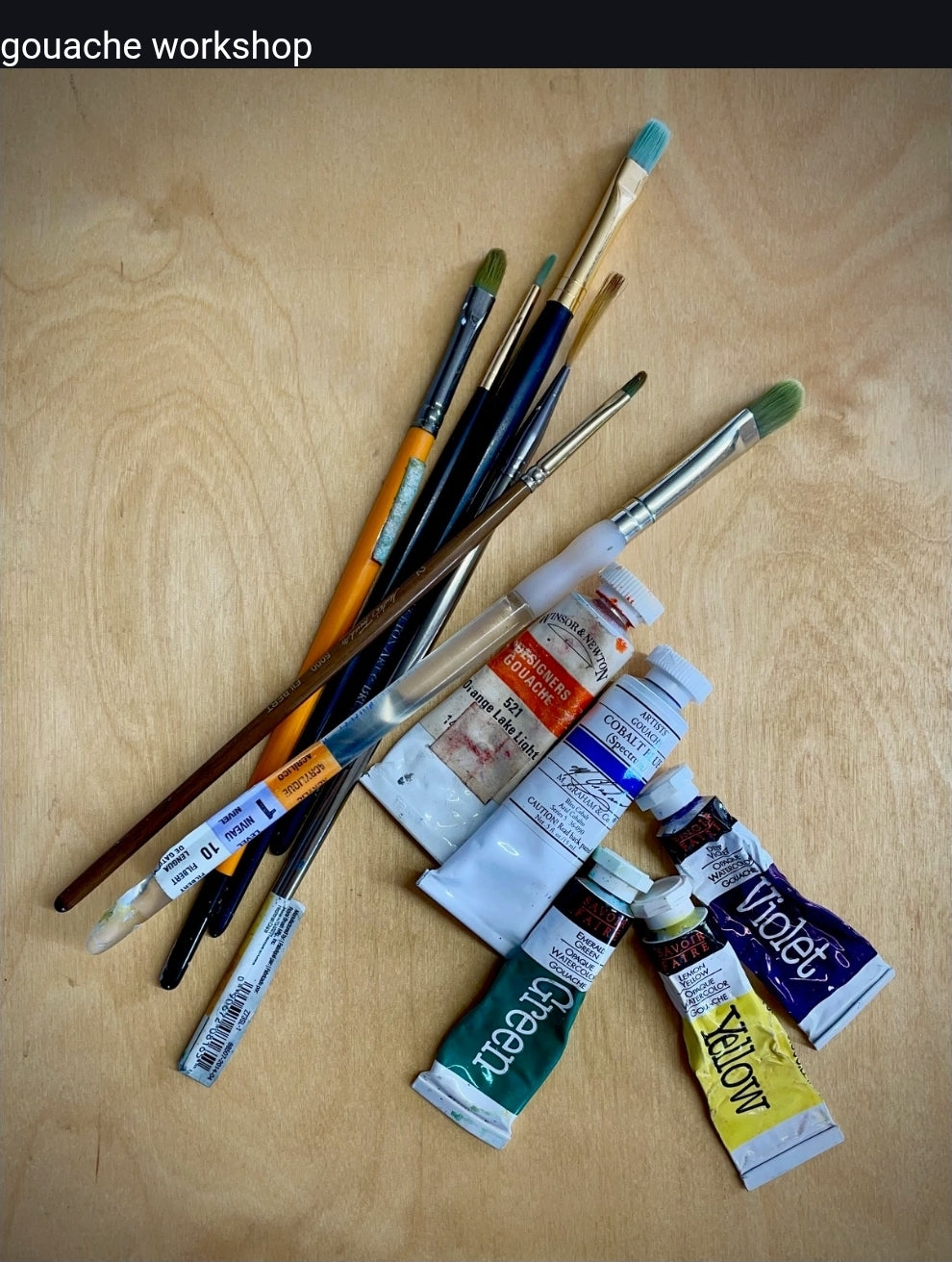 The Art of Gouache: Exploring Opacity, Color and Texture with Karrie Steely Saturday, August 2⋅10:00am – 12:00pm